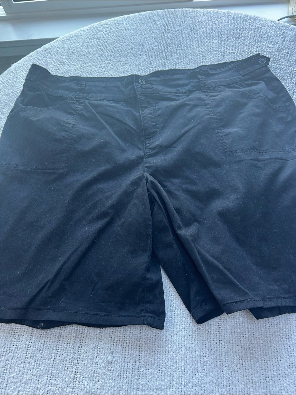 Ricki’s size 18 Black 98% cotton Shorts- new or like new
